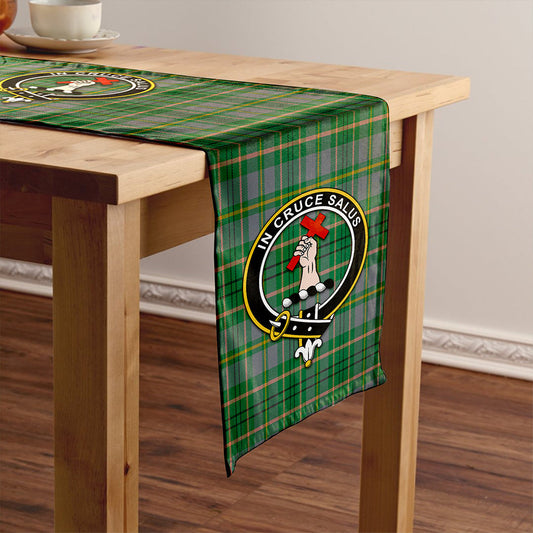 Taylor Weathered Tartan Crest Table Runner