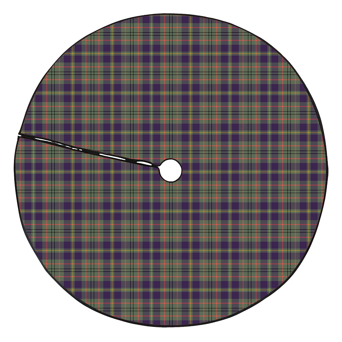 Taylor Weathered Tartan Plaid Christmas Tree Skirt