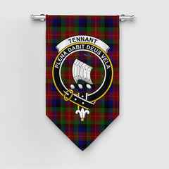 Tennant Tartan Crest Gonfalon