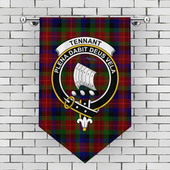 Tennant Tartan Crest Gonfalon