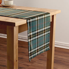 Thomson Blue (MacThomas Blue/Thompson Dress) Weathered Tartan Crest Table Runner