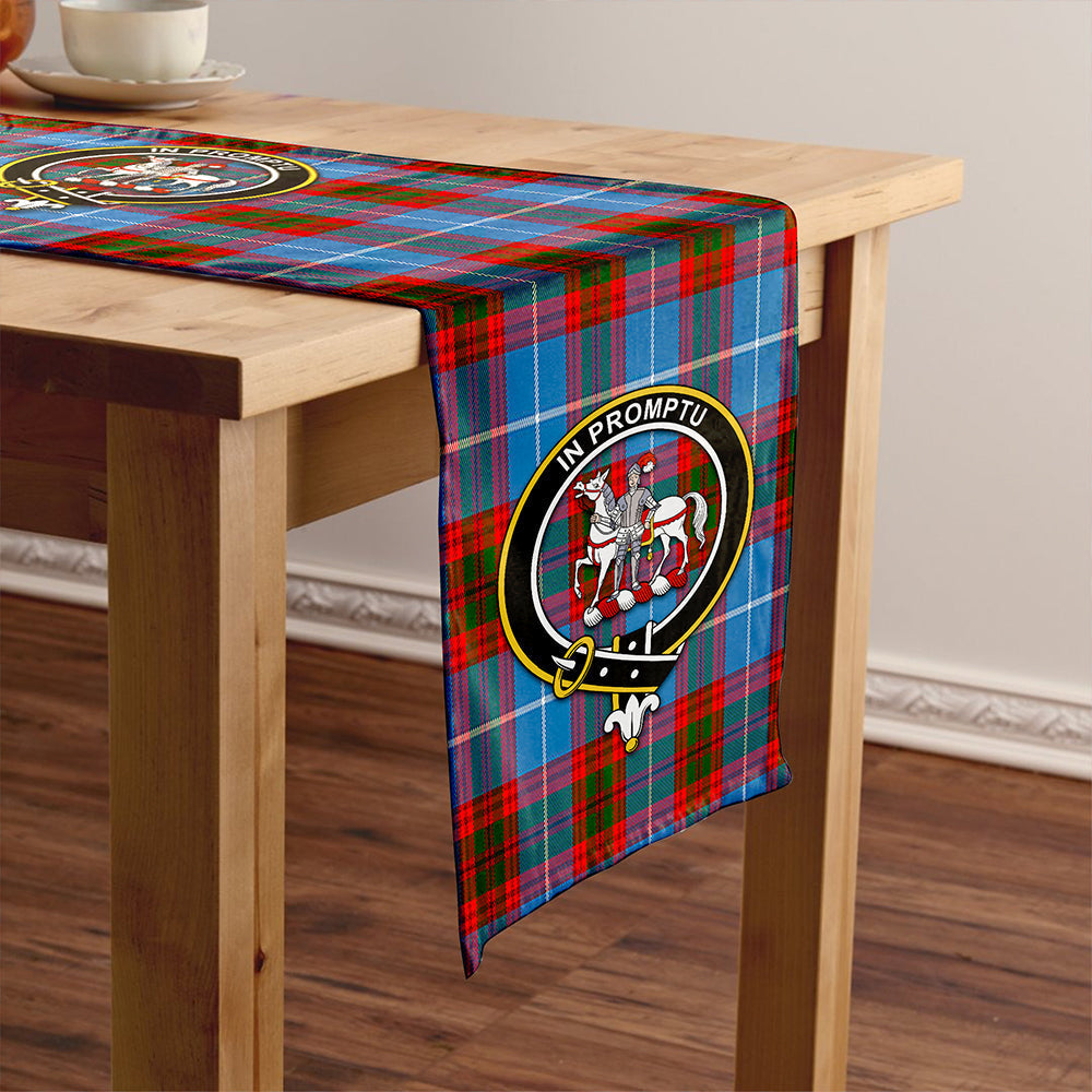 Trotter Tartan Crest Table Runner