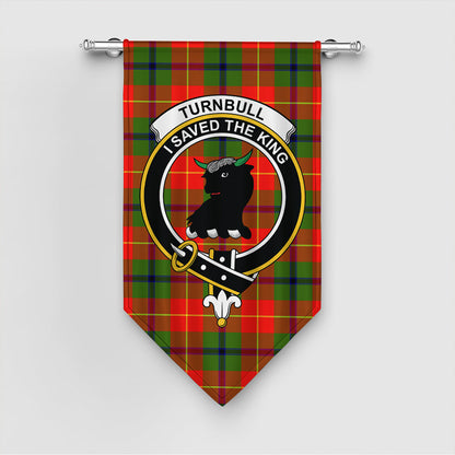 Turnbull Dress Tartan Crest Gonfalon