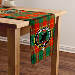 Turnbull Dress Ancient Tartan Crest Table Runner