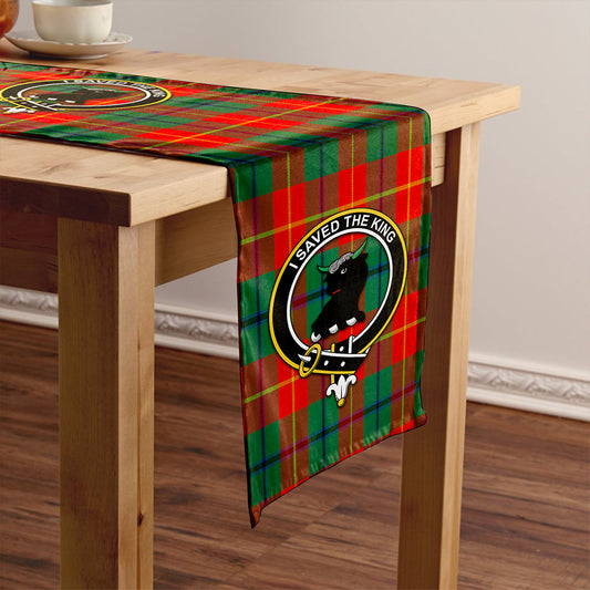 Turnbull Dress Modern Tartan Crest Table Runner