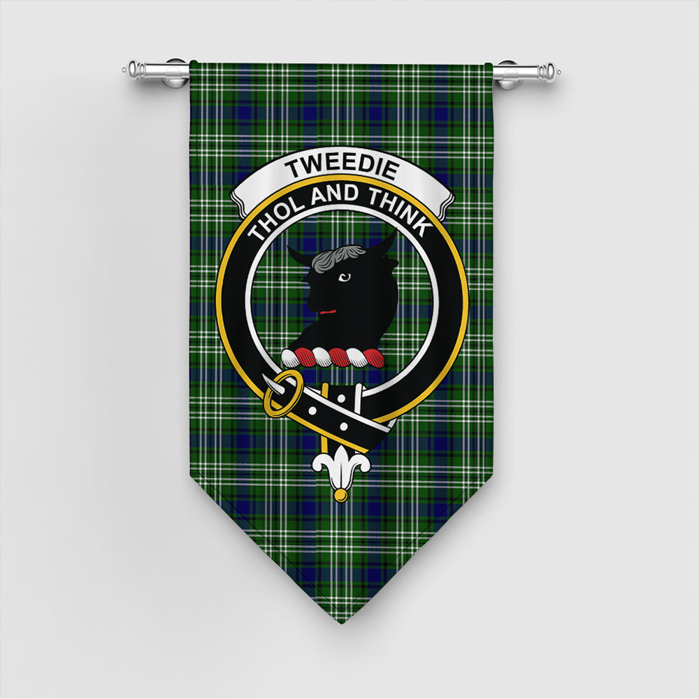 Tweedside District Tartan Crest Gonfalon