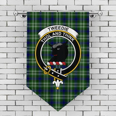 Tweedside District Tartan Crest Gonfalon