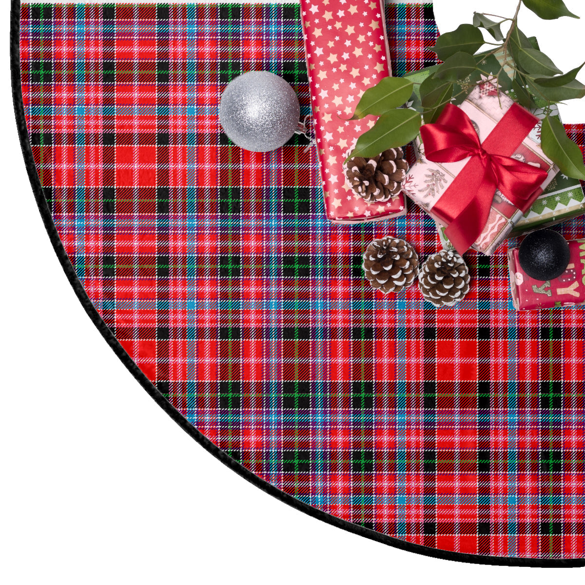 Udny Tartan Plaid Christmas Tree Skirt