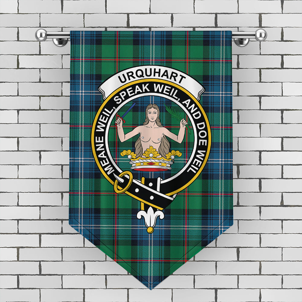 Urquhart Ancient Tartan Crest Gonfalon