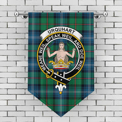 Urquhart Ancient Tartan Crest Gonfalon