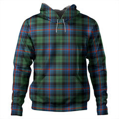 Urquhart Broad Red Ancient Tartan Plaid Hoodie