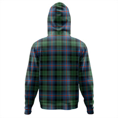 Urquhart Broad Red Ancient Tartan Plaid Hoodie
