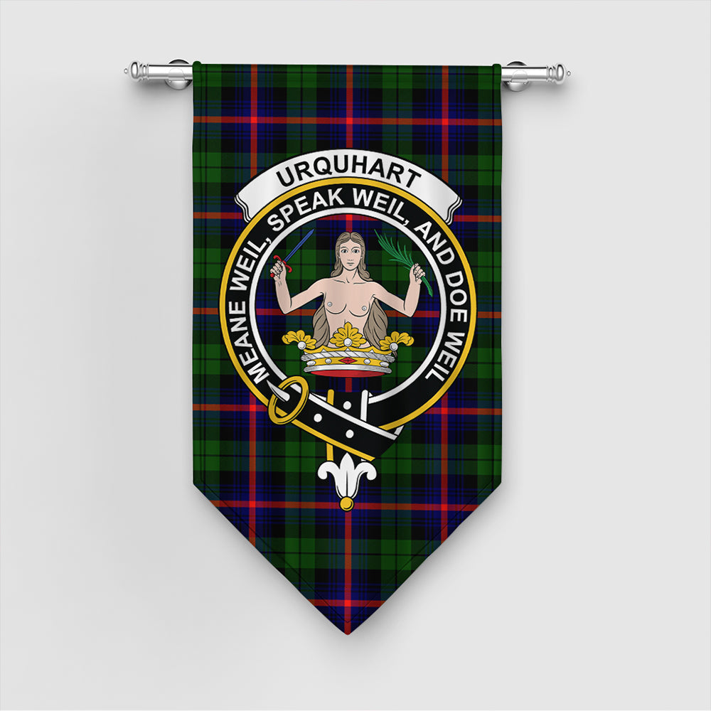 Urquhart Modern Tartan Crest Gonfalon
