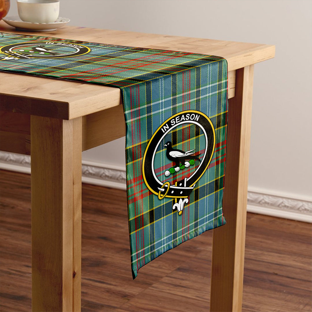 Walkinshaw Tartan Crest Table Runner