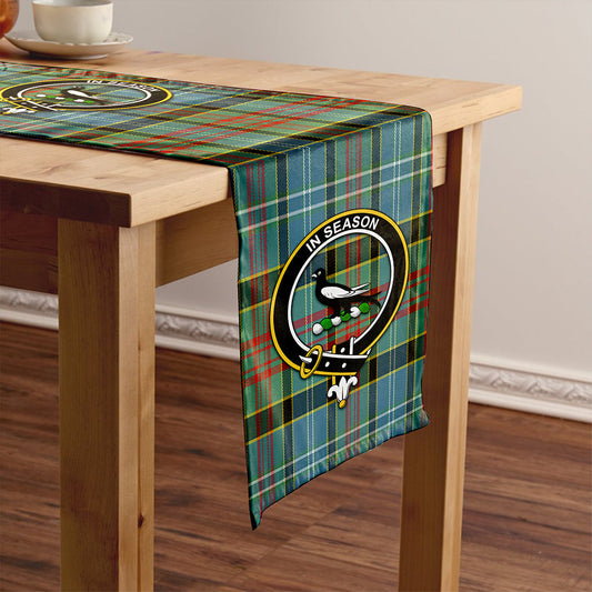 Walkinshaw Tartan Crest Table Runner