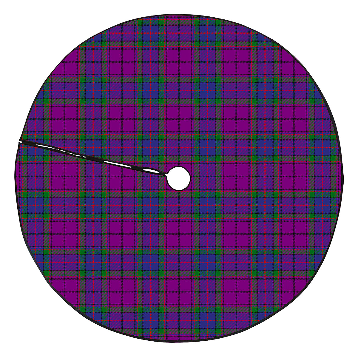Wardlaw Modern Tartan Plaid Christmas Tree Skirt