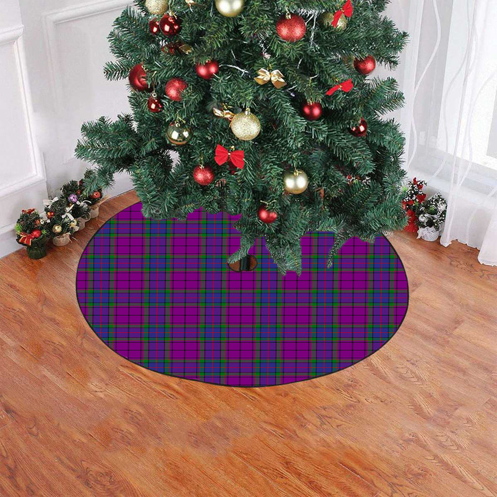 Wardlaw Modern Tartan Plaid Christmas Tree Skirt