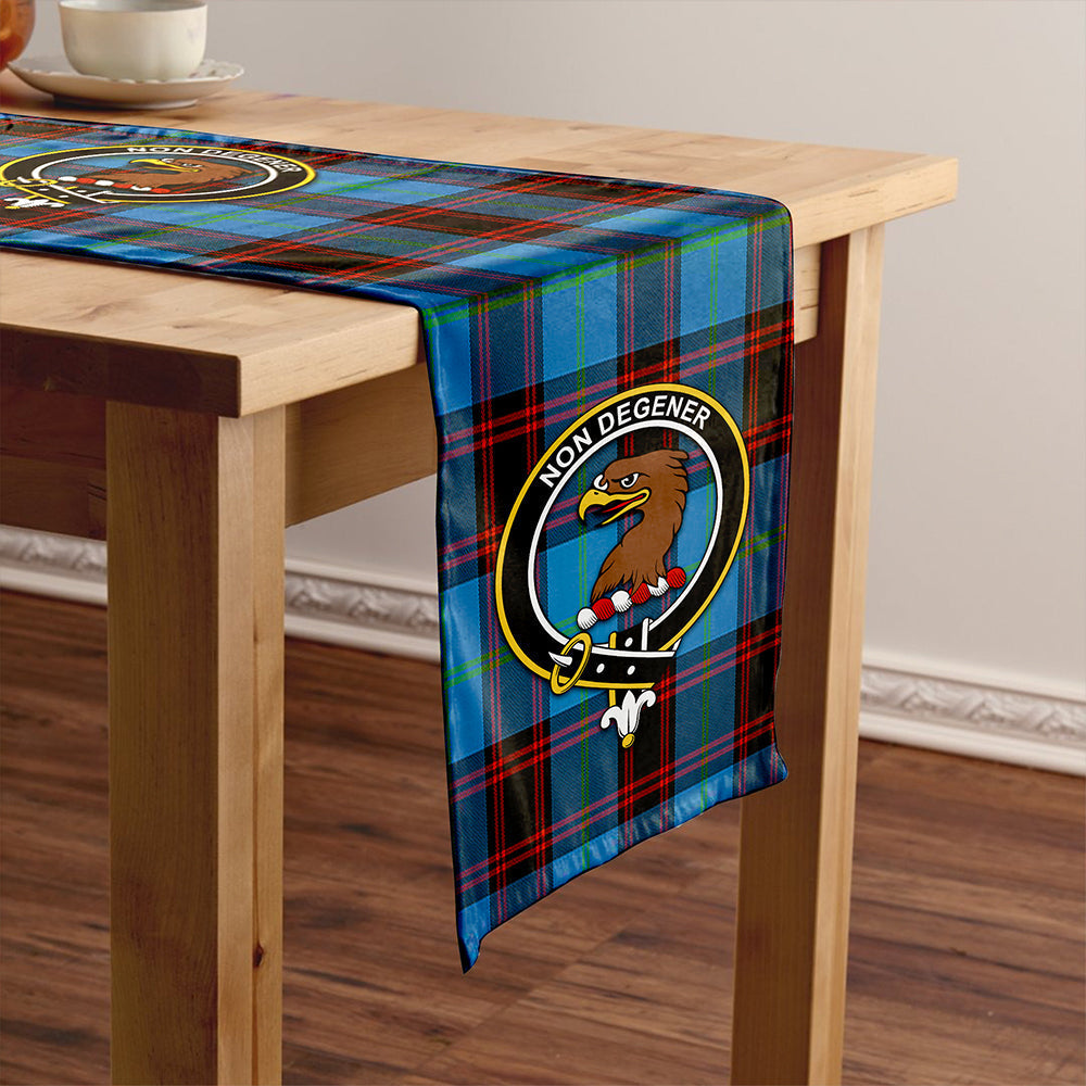 Wedderburn Tartan Crest Table Runner