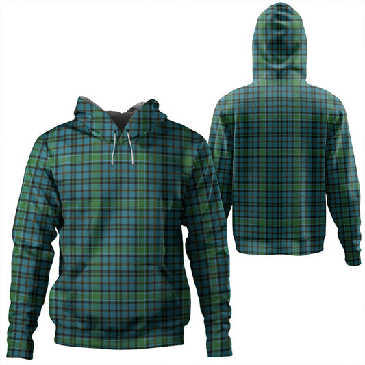 Weir Ancient Tartan Plaid Hoodie