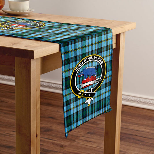 Weir Modern Tartan Crest Table Runner