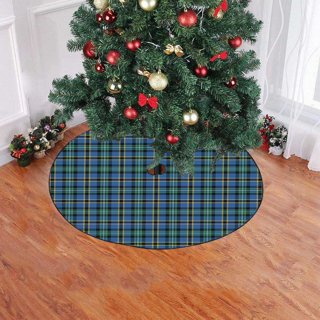Weir Ancient Tartan Plaid Christmas Tree Skirt