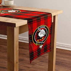 Wemyss Modern Tartan Crest Table Runner