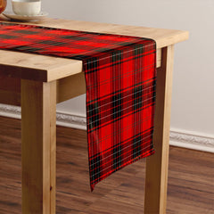 Wemyss Modern Tartan Crest Table Runner