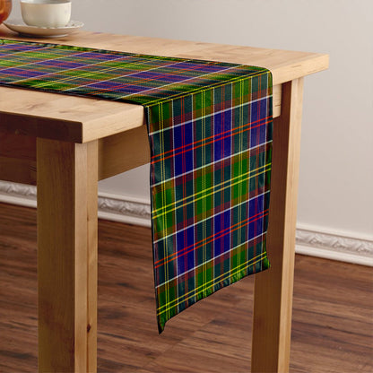 Whitefoord Modern Tartan Crest Table Runner