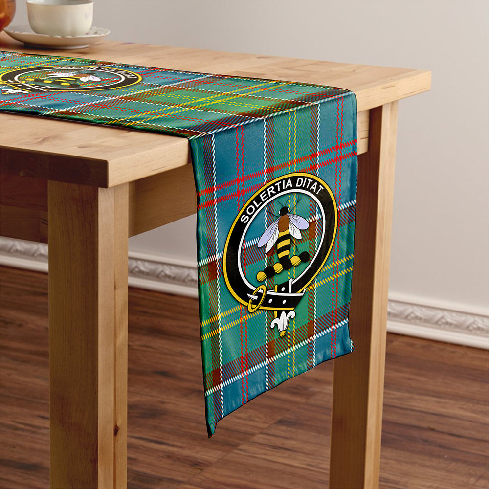 Whitelaw District Tartan Crest Table Runner