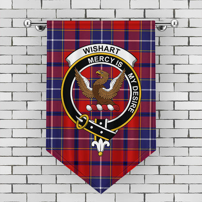 Wishart Dress Tartan Crest Gonfalon