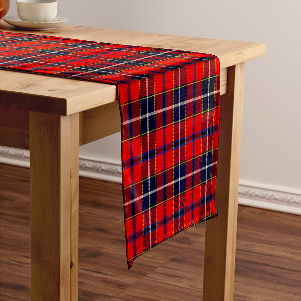 Wishart Dress Modern Tartan Crest Table Runner