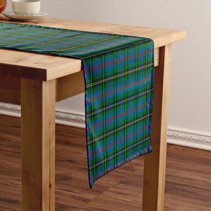 Wood Ancient Tartan Crest Table Runner