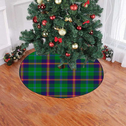 Young Modern Tartan Plaid Christmas Tree Skirt