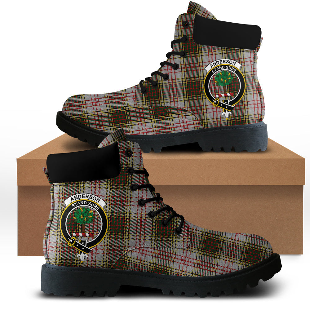 Anderson Dress Tartan Plaid All Season Boots