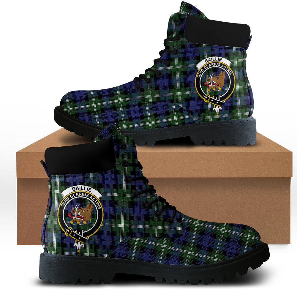 Baillie Modern Tartan Plaid All Season Boots