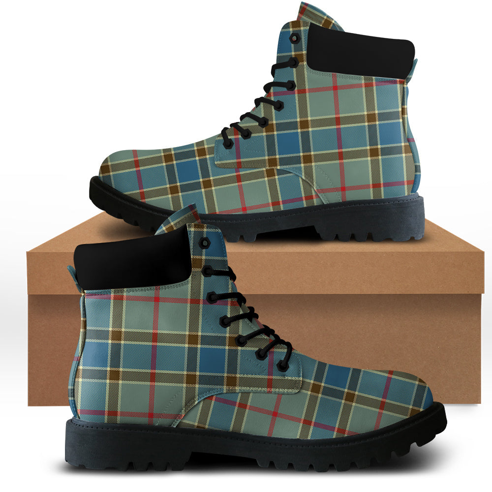 Balfour Blue Tartan Plaid All Season Boots