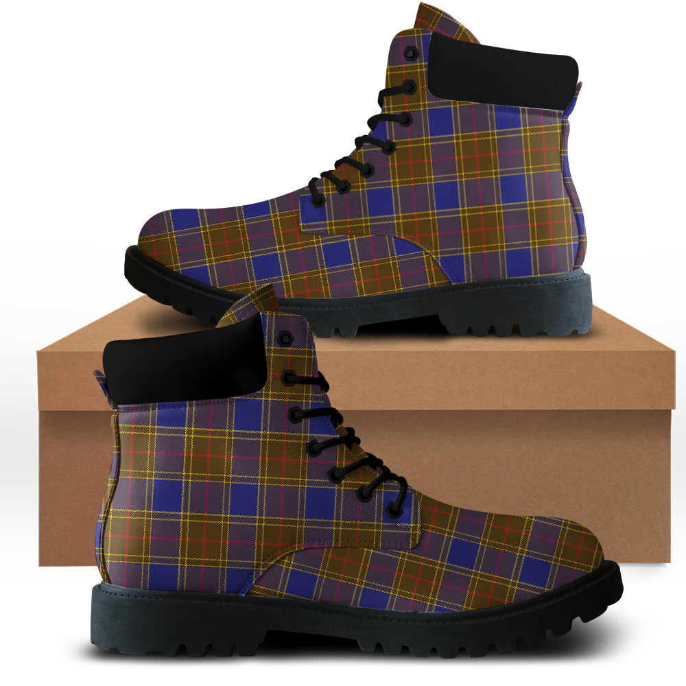 Balfour Modern Tartan Plaid All Season Boots