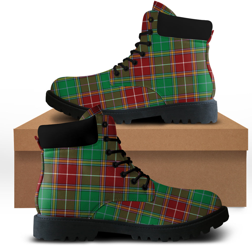 Baxter Modern Tartan Plaid All Season Boots