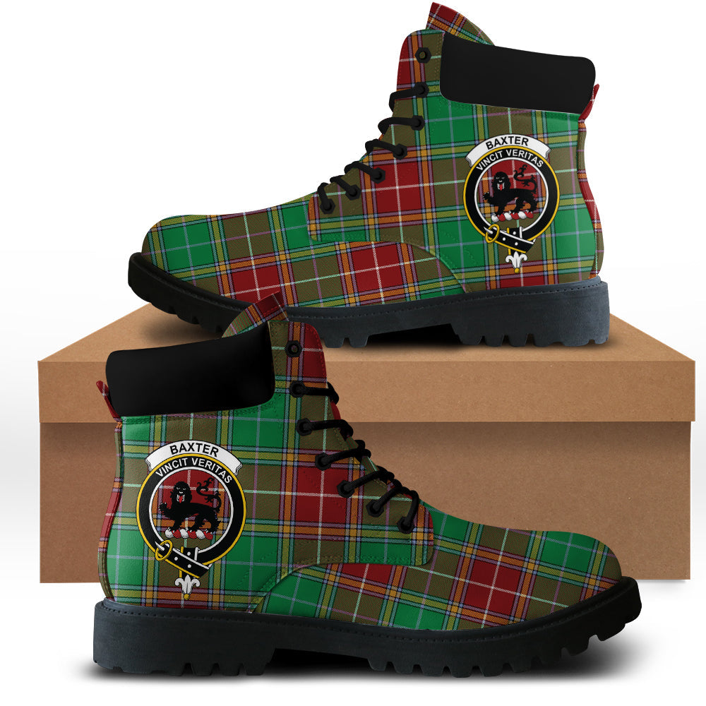 Baxter Modern Tartan Plaid All Season Boots