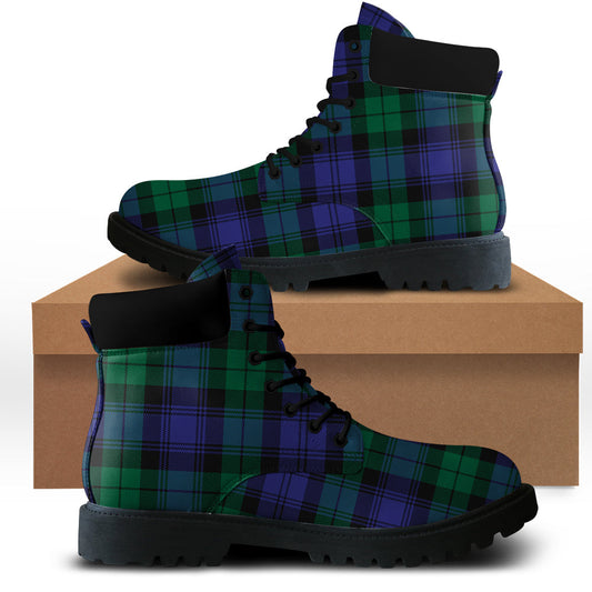 Black Watch Modern of Canada Tartan Plaid All Season Boots