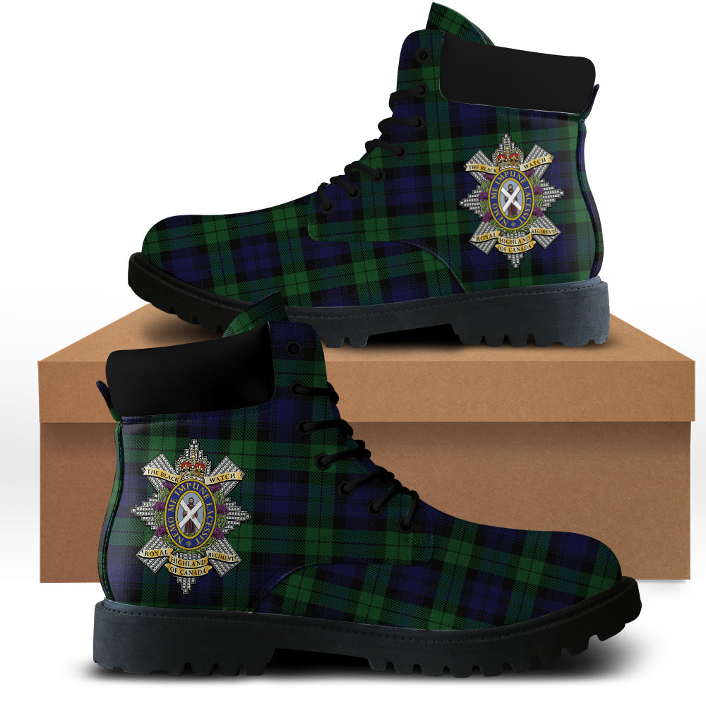 Black Watch of Canada Tartan Plaid All Season Boots