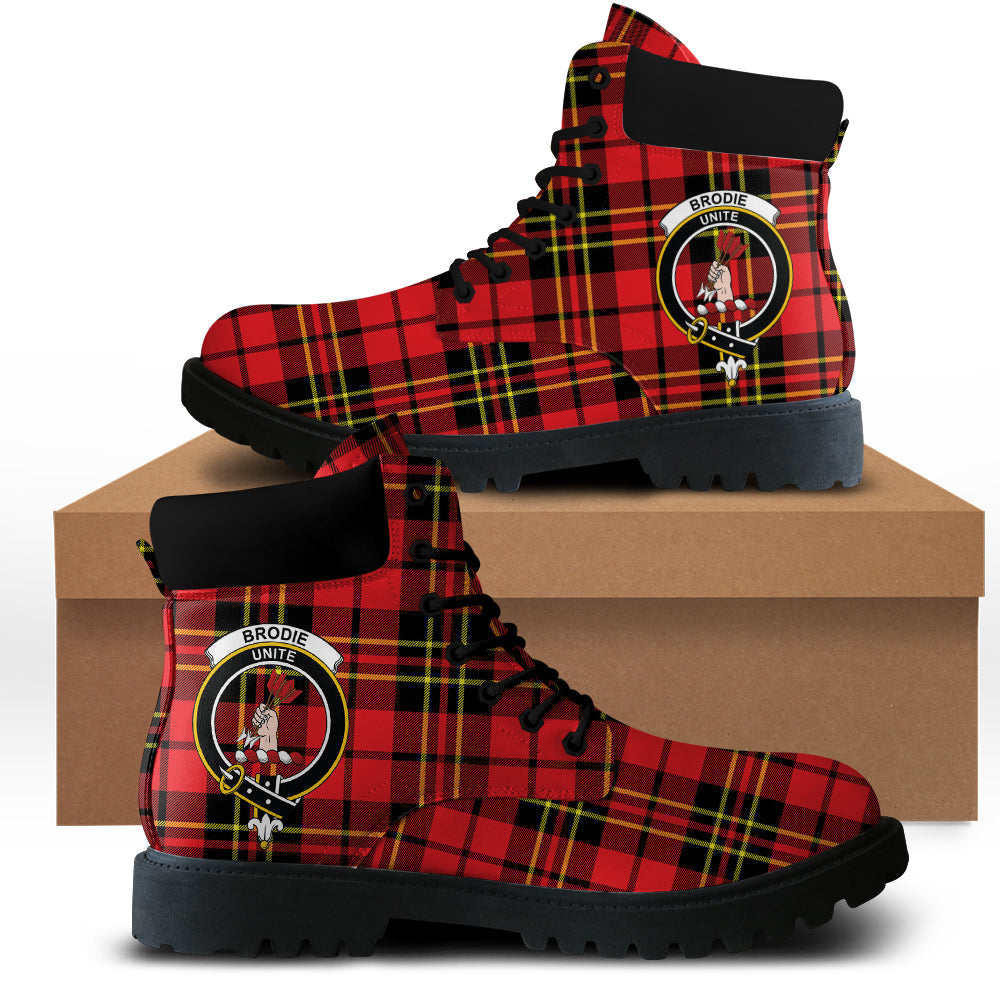 Brodie Modern Tartan Plaid All Season Boots