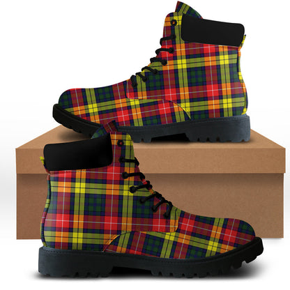 Buchanan Modern Tartan Plaid All Season Boots