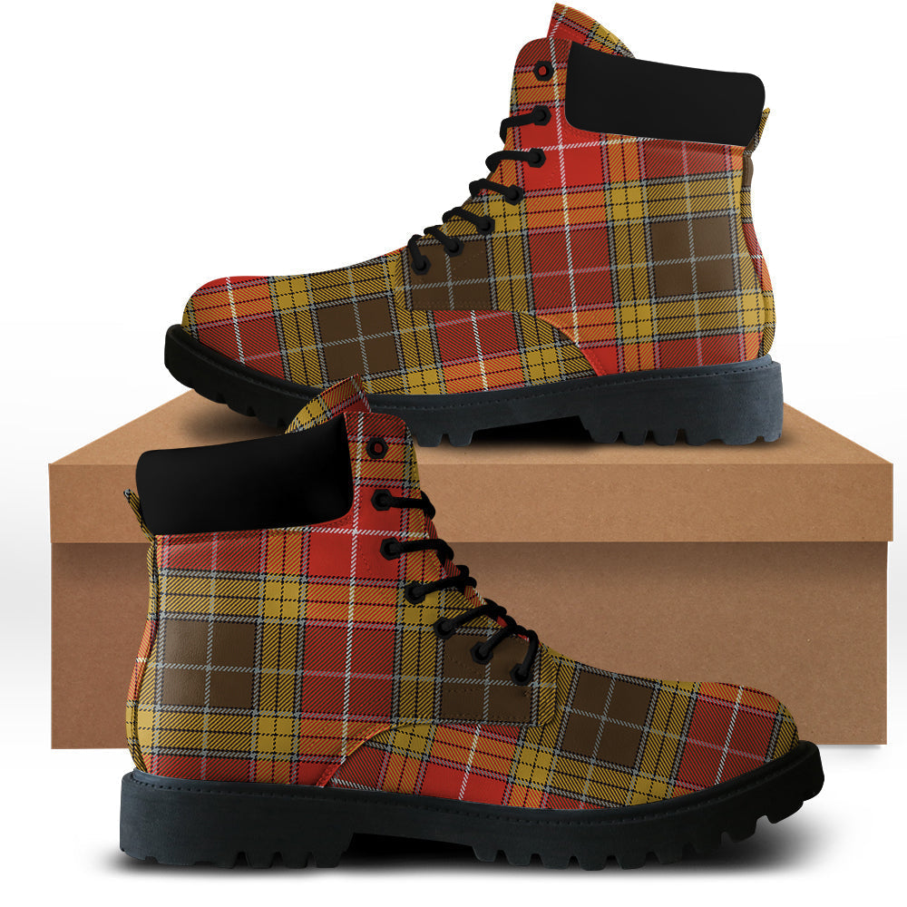 Buchanan Old Set Weathered Tartan Plaid All Season Boots