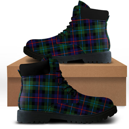 Calder Modern Tartan Plaid All Season Boots