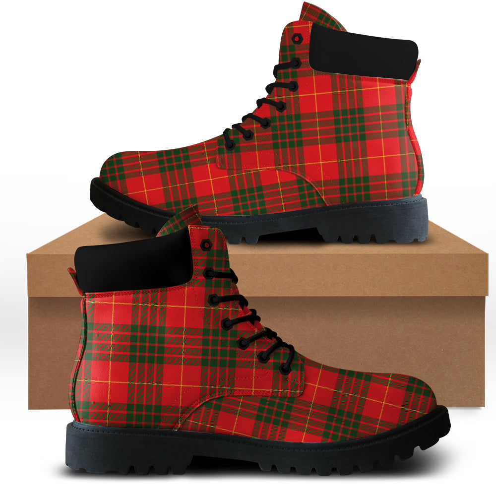 Cameron Modern Tartan Plaid All Season Boots