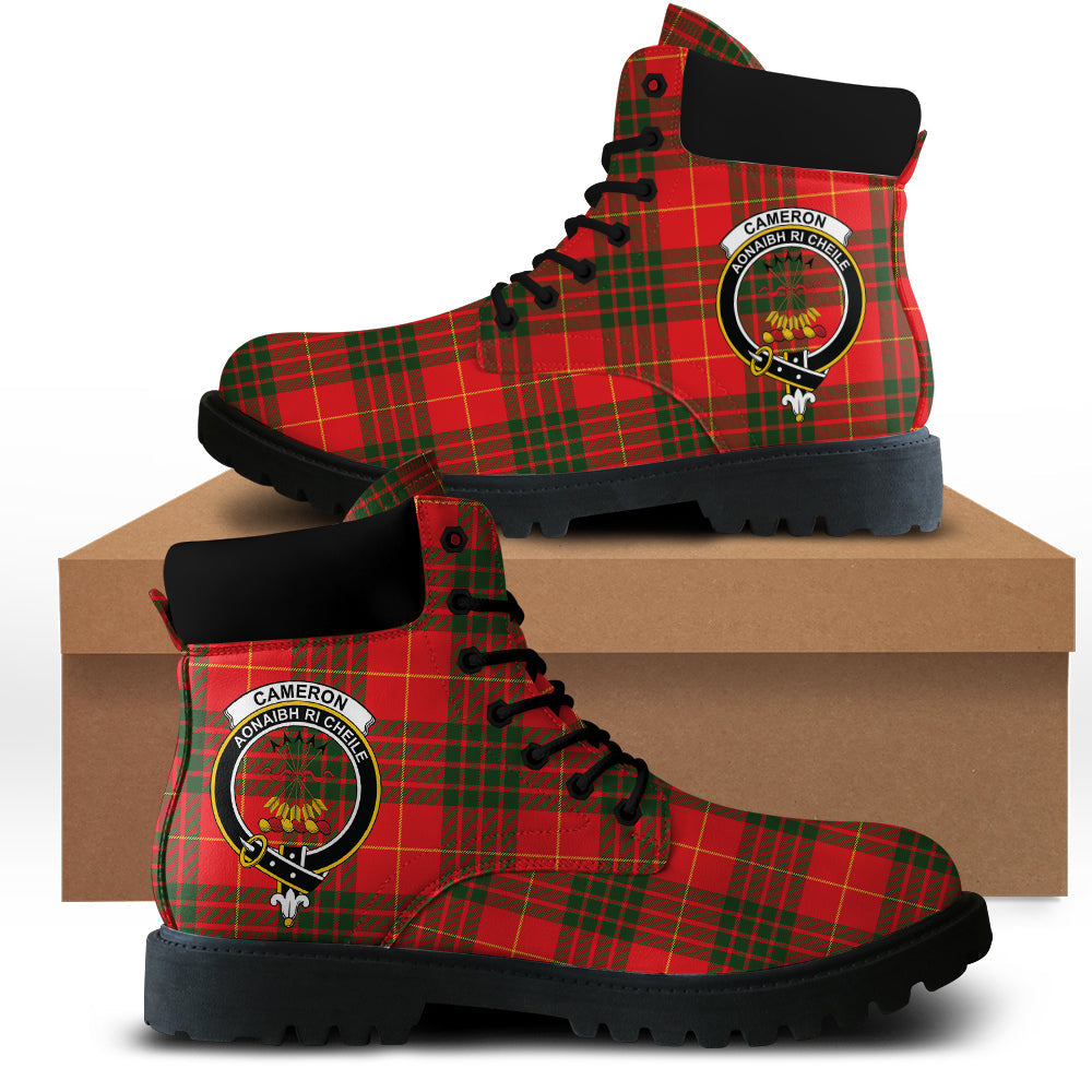 Cameron Modern Tartan Plaid All Season Boots