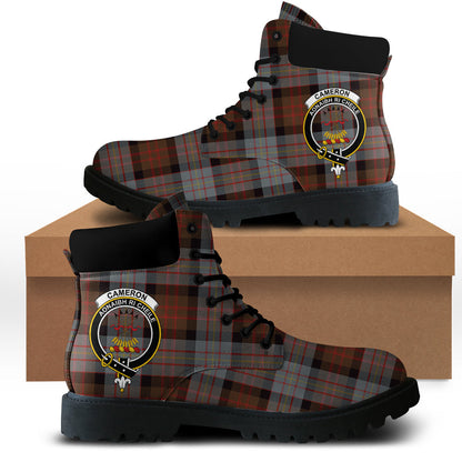 Cameron of Erracht Weathered Tartan Plaid All Season Boots