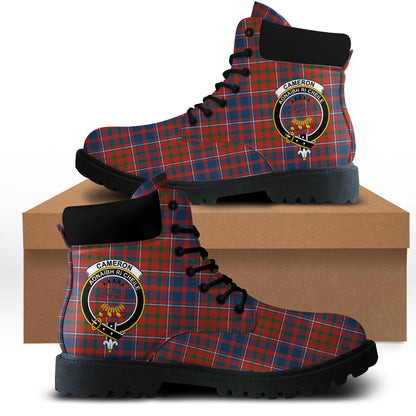 Cameron of Lochiel Ancient Tartan Plaid All Season Boots