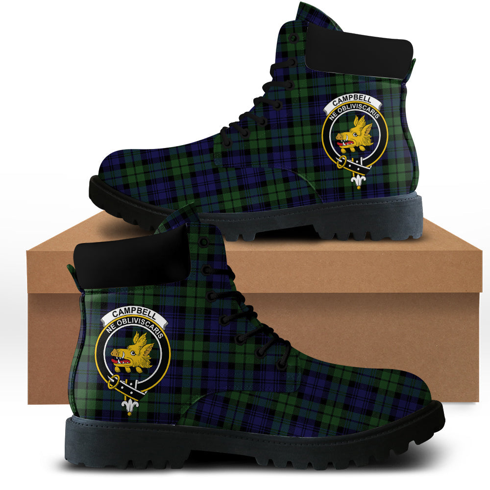 Campbell Modern Tartan Plaid All Season Boots